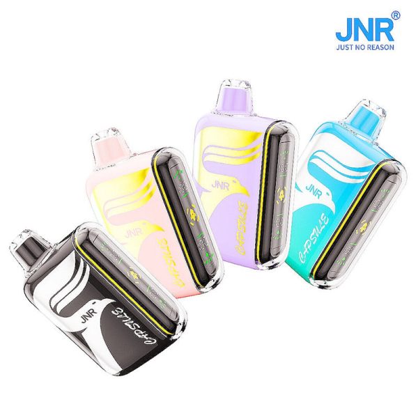 Jnr Capsule 15k 15000 Puffs Tornado Box Dual Mesh Rechargeable Disposable Vape Screen Display Vaper-850mAh Battery, 20ml E-liquid, Multiple Nicotine 20 Flavors - 图片 3