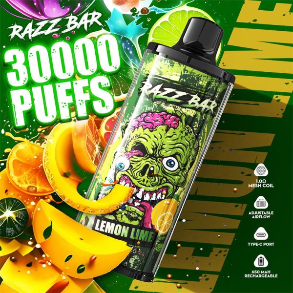RAZZ BAR 30000 Puffs Disposable Electronic e Cigarette Wholesale I Vape 30K Puff Vaper 650mAh 30ml - 图片 6