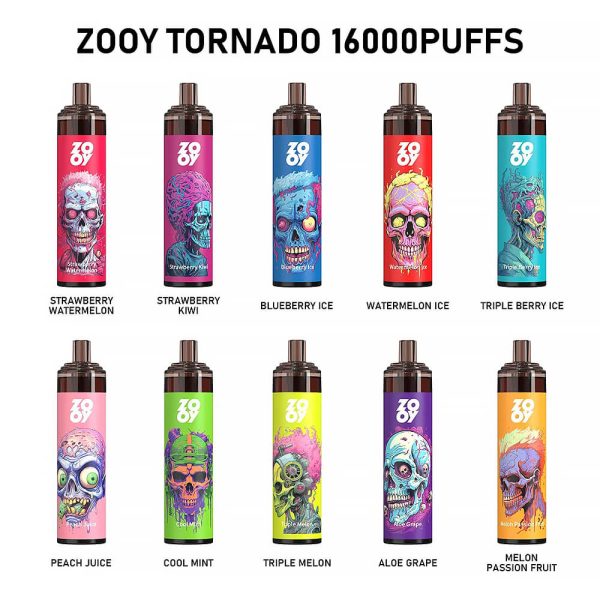 ZOOY Tornado 16000 PUFF Disposable Vape In Sales - 图片 9