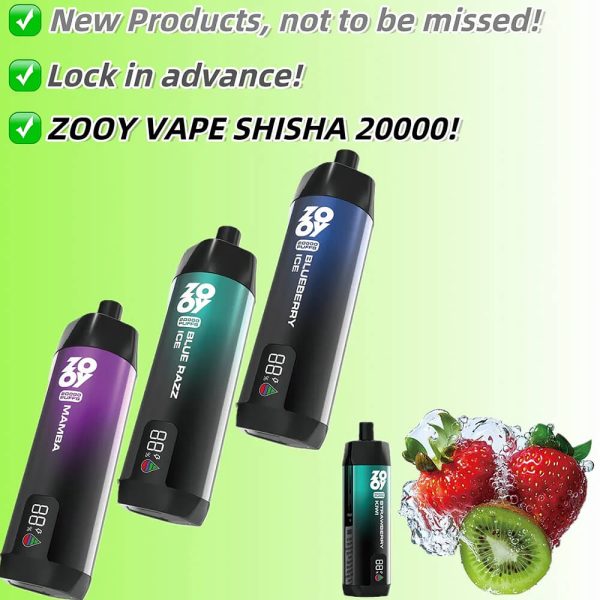 ZOOY Shisha 20000 PUFF Disposable Vape In Sales - 图片 2