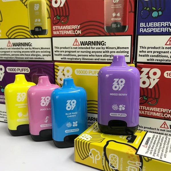 ZOOY Rainbow 16000 PUFF Disposable Vape In Sales - 图片 9